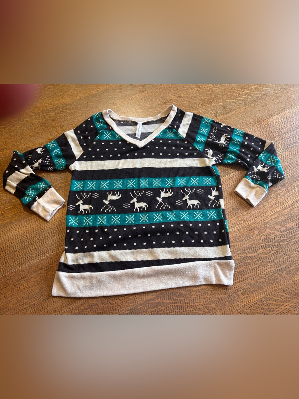 Honeyme Fair Isle Christmas/holiday Sweater – Size Medium